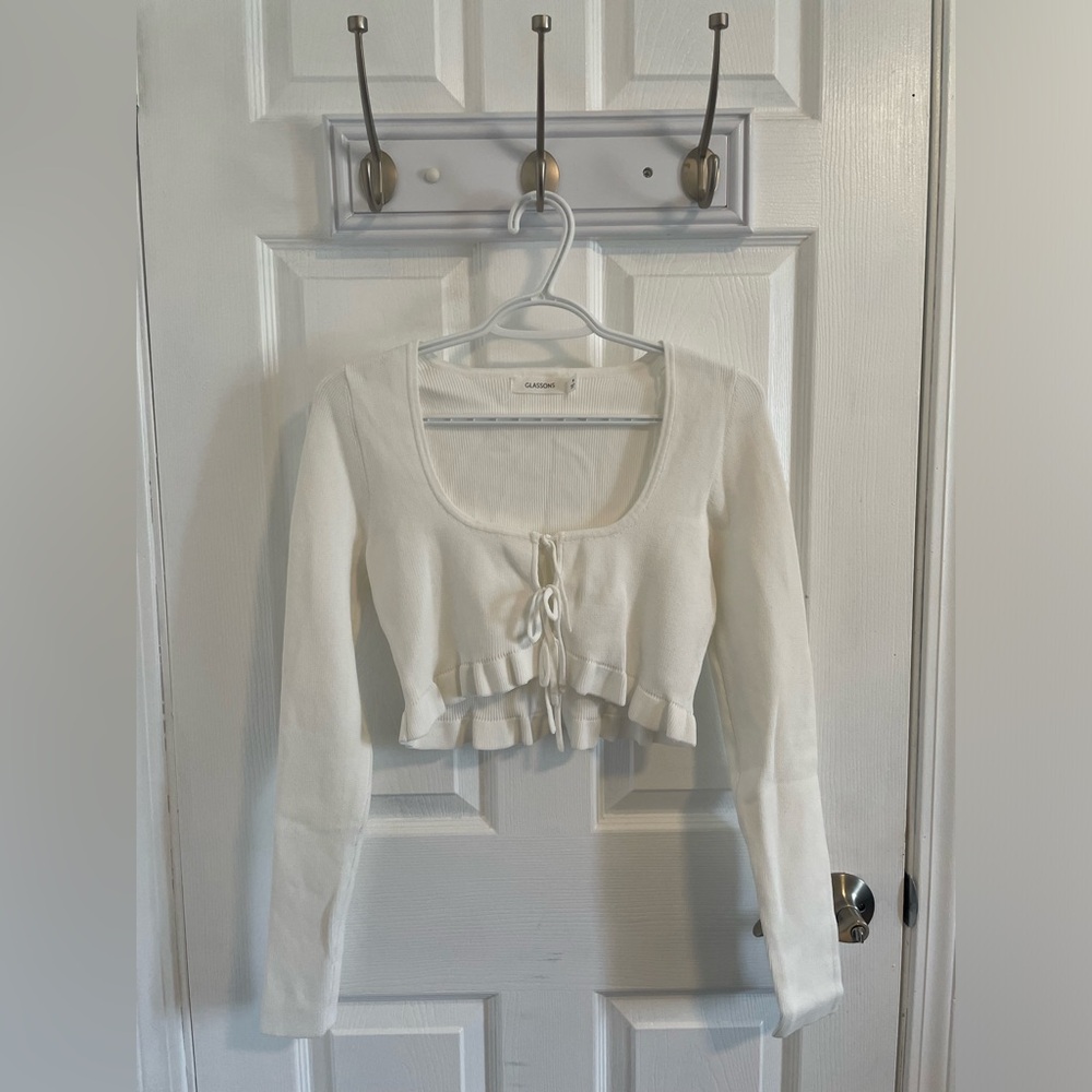 Glassons Tie Front Top